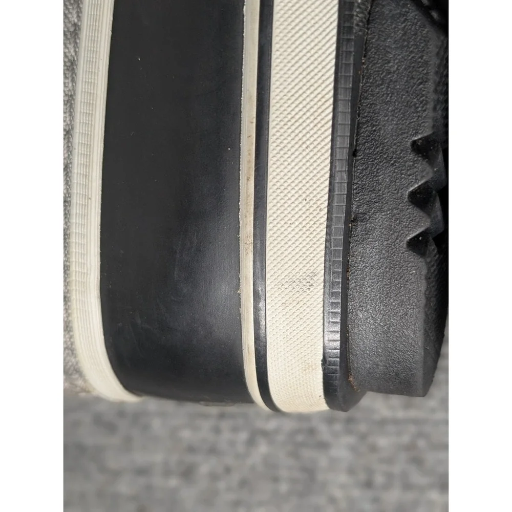 Sorel‎ Waterproof Faux Fur Snow Boots Women's Size 4 Gray & Black Natural Rubber